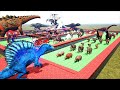 Celestial spinosaurus deathrun with bosses water  land