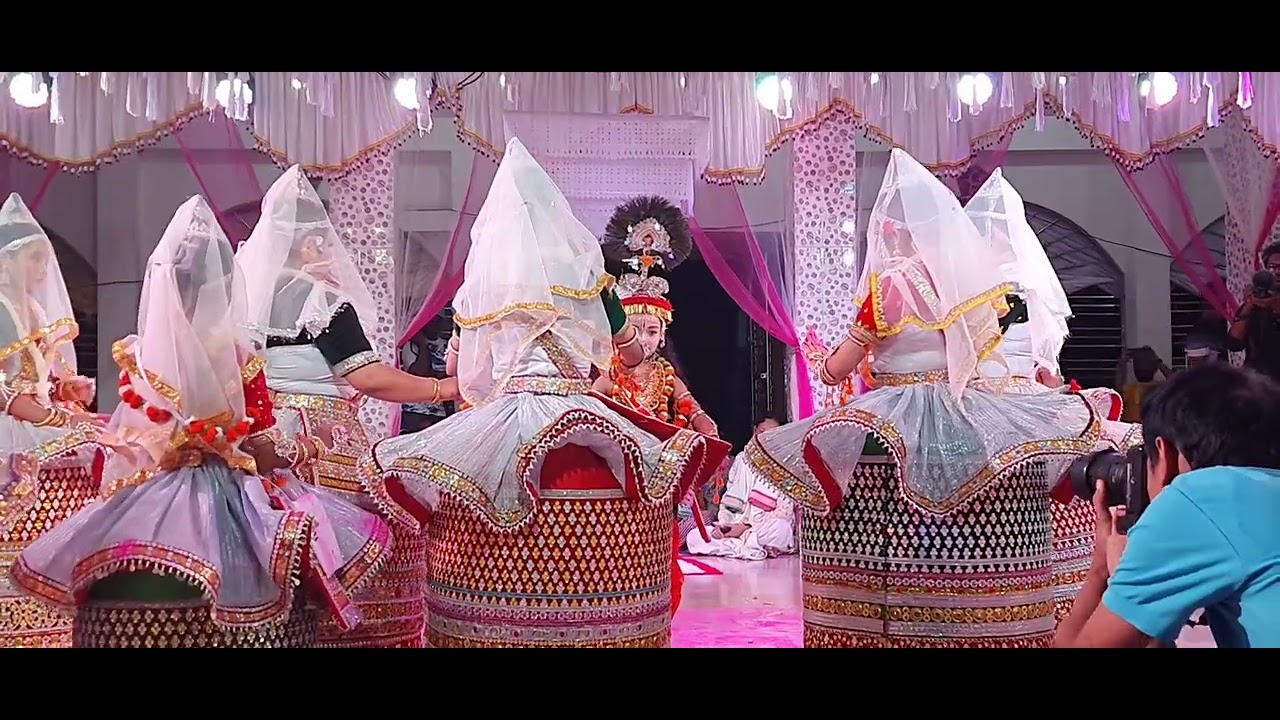 Basanta Rass Basanta Raas Radha Krishna and chandrabali dance 2023 - YouTube