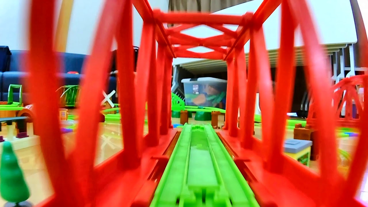 きかんしゃトーマス トーマスプラレールのプラレール前面展望part15 1人プラレールタイム 年5月 べーやんチャンネル トーマス塗り絵と動画