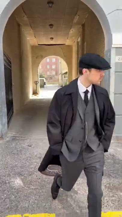 Peaky Blinder Outfit! Wait for it 🕶 #menswear #peakyblinders