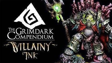 Grimdark Compendium Villainy Inks Review - SNEL EN GEMAKKELIJK Realistische Grimy Miniaturen Schi...