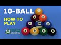 How to play 10 ball  the official rules of pool