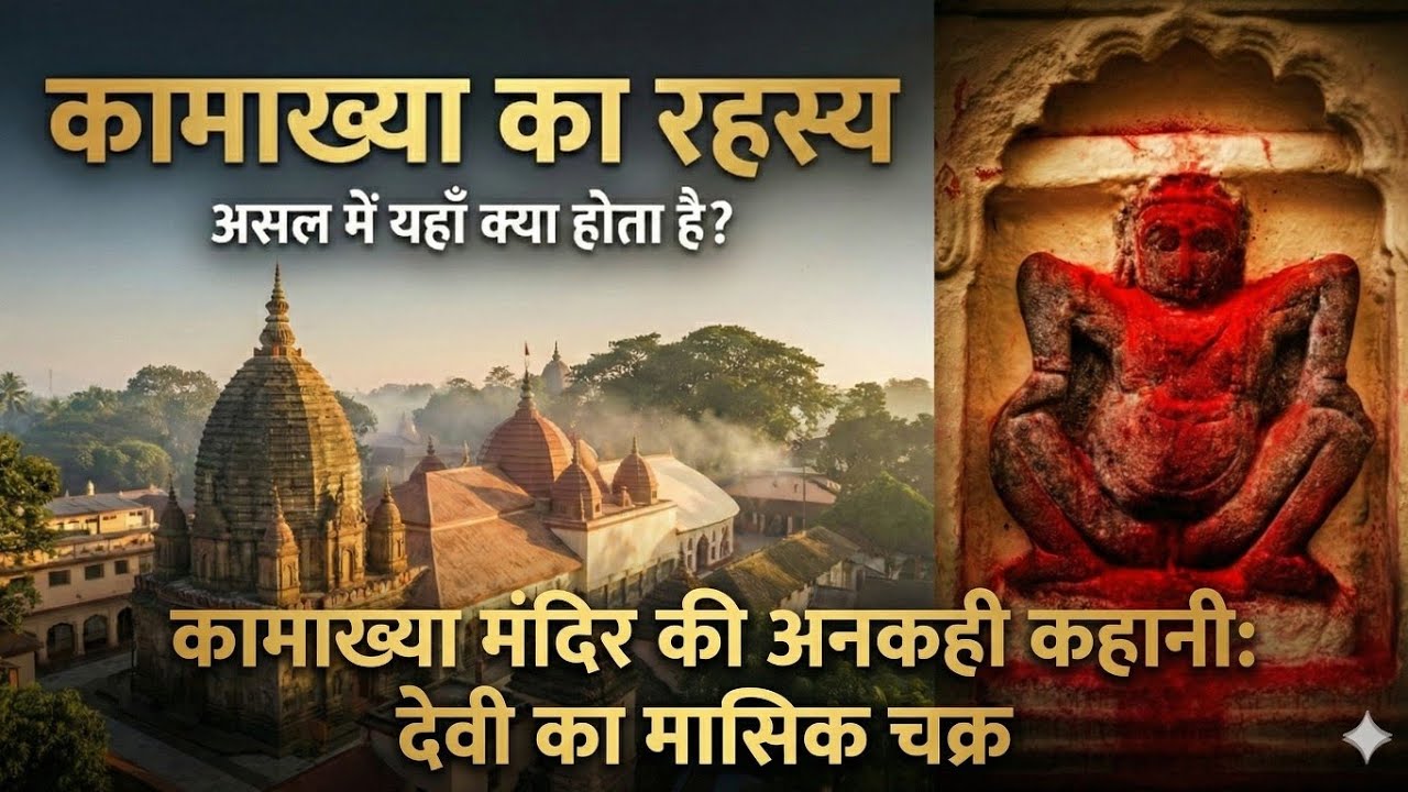 “Kamakhya Mandir की गुप्त गुफाएँ | Ambubachi Mela की सच्चाई | देवी के मासिक चक्र का रहस्य”