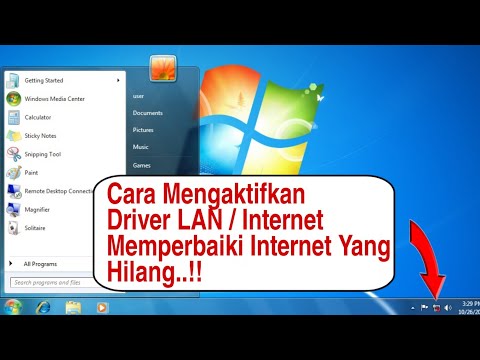 Mengatasi Driver Lan Hilang - Internet Hilang tiba tiba atau LOS Connection sehabis install ulang