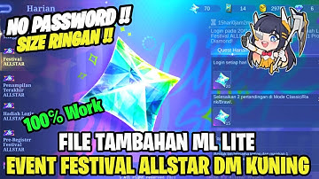 Data Open Event Festival Allstar | Data Tambahan Event Dm Kuning Patch Allstar Terbaru