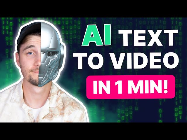 How to Convert Text to Video with AI in 1 Minute! class=