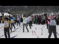 Лыжный фестиваль   2017 Флэшмоб