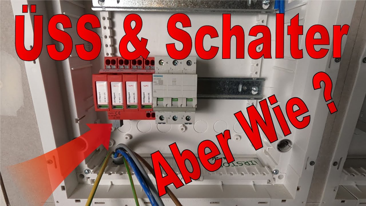 Überspannungsschutz & Hauptschalter in Unterverteilung 🤔😊 Freunde des Stroms 💡