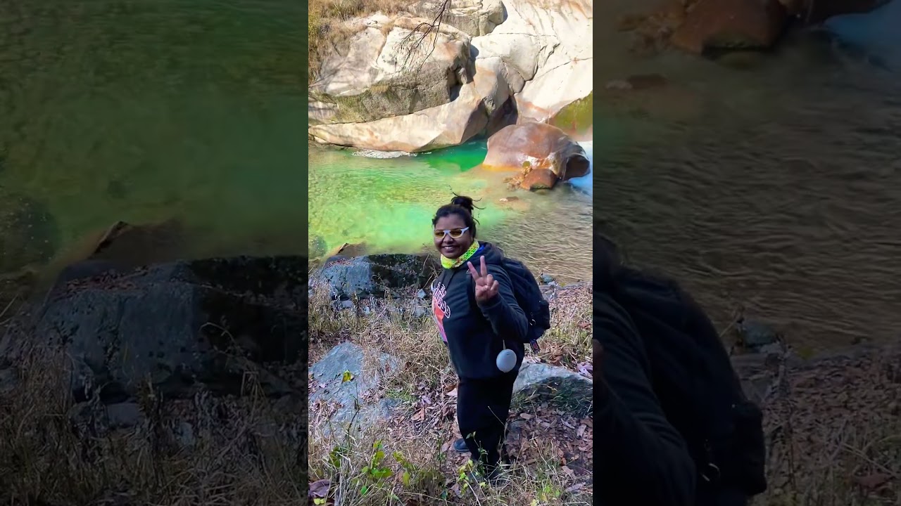 Found this waterfall in middle of nowhere 😍 