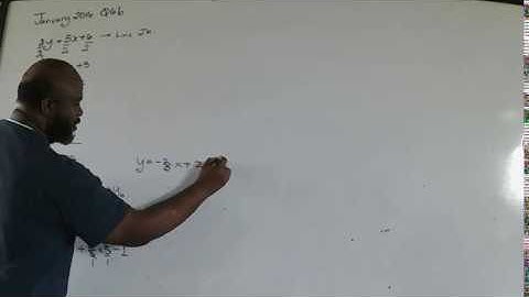 January 2016 Q6b (Coordinate Geometry)