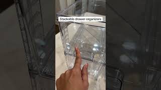 These stackable drawer organizers are a spring cleaning dream! They keep everything neat, easy to
