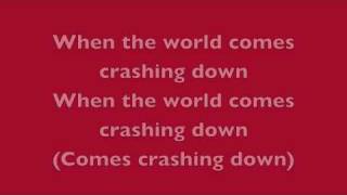 Video thumbnail of "Crashing Down - Kevin Rudolf (Lyrics)"