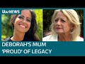 Deborah James' mum 'happy and sad' as daughter's book is released after death | ITV News