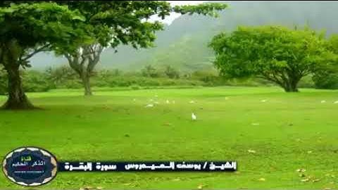 سورة  البقرة  بصوت  الشيخ  يوسف العيدروس صوت عدب   يريح  النفوس