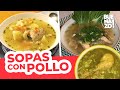 Tres sopas con pollo para invierno | BUENAZO!