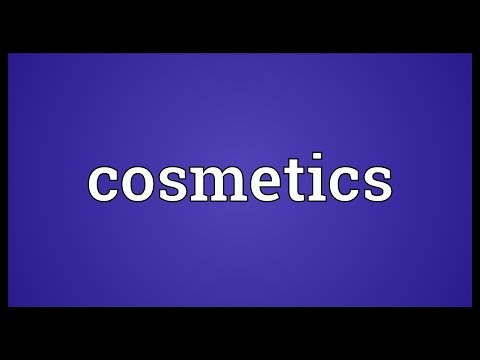 Cosmetics Meaning