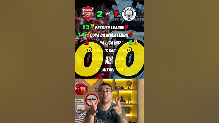 Quem é maior: Arsenal ou Manchester City? #arsenal #manchestercity #futebol