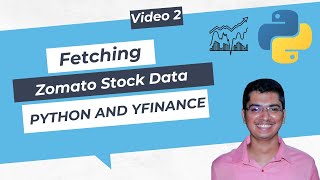 2. Fetching Zomato Stock Data with Python and yFinance api