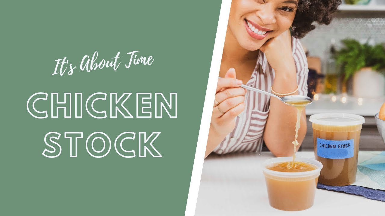How to make Chicken Stock (in less than 1 hour!!)  | Kalisa Marie Eats