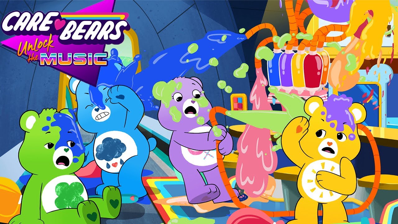 Care Bears Do The Scrub Clean Up Song | Tidy Up Song | Unlock the Music ...