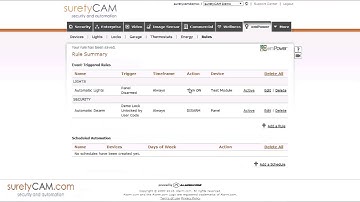 How to turn on Z-wave lights automatically with Alarm.com integrated door locks