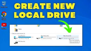 How to Create New Local Disk Partition on Windows 10 without Reinstalling Windows OS!
