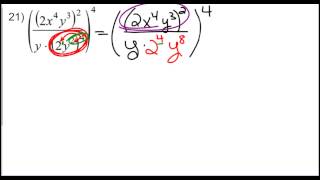 Properties of Exponents Example 2 Net Worth
