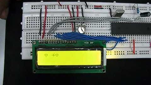 8051 Microcontroller (AT89C51) based custom animations on LCD
