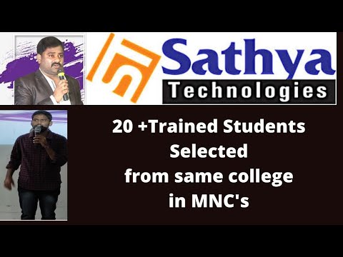 20 Trained Students Selected for Mncs from same college