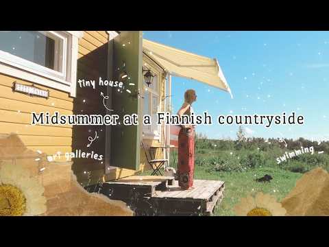 Midsummer in Finland - Countryside living | art & swimming & reading