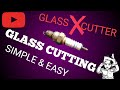 Making a glass cutter using spark plug