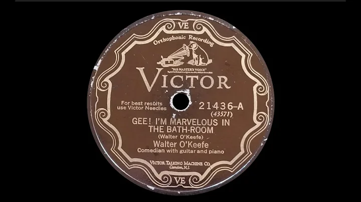 "Gee! I'm Marvelous in the Bath-Room" by Walter O'...