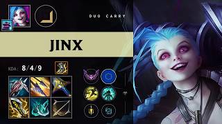 Jinx ADC vs Draven - EUW Master Patch 26.15
#Jinx #ADC #Master
Jinx ADC vs Draven — 8/4/9 (WIN) | EUW Master 1576 LP
Skin: Default Jinx | Lethal Tempo + Inspiration | Flash Cleanse
Build: Lord Dominiks Regards, Yun Tal Wildarrows, B. F. Sword, Infinity Edge, Phantom Dancer, Dorans Bow
Match detail:
- Queue: Ranked Solo/Duo
- Duration: 27m 24s
- KDA: 8/4/9 | CS: 260 (9.5/min) | Gold: 17,175
- Damage to Champions: 26,545
- OP.GG: https://www.op.gg/summoners/euw/Loklestern-bass
- Played by: Loklestern#bass
Timeline:
00:00 Game Start
06:47 First Blood — Graves kills ChoGath
09:46 Blue takes 1st Dragon (Ocean)
09:54 Graves Triple Kill
12:02 Jinx takes down Draven
15:19 Blue takes 2nd Dragon (Hextech)
19:59 Team fight (4 kills)
20:22 Jinx solo kills Volibear
20:48 Red takes 1st Dragon (Infernal)
23:42 Red takes Baron
24:27 Team fight (3 kills)
25:38 Jinx eliminates ChoGath
26:01 Mid Inhibitor falls (Blue)
26:03 Bot Inhibitor falls (Blue)
26:03 Top Inhibitor falls (Blue)
26:39 Defeat
Watch more replays:
- Channel: https://www.youtube.com/@JinxChallengerReplays
- Ranked: https://www.youtube.com/playlist?list=PLPUygacvheSNudUPsnybz6p9xLFejomXk
- ARAM: https://www.youtube.com/playlist?list=PLlDnRvpyLcp3VcN7DbXNTyERJzM6okX9Y
- Shorts: https://www.youtube.com/playlist?list=PL3SZCOMq4X12IJlVFqJiVP0lIJfVfcPC-
Contact me: lolreplayschallenger@gmail.com Jinx ADC vs Draven - EUW Master Patch 26.15