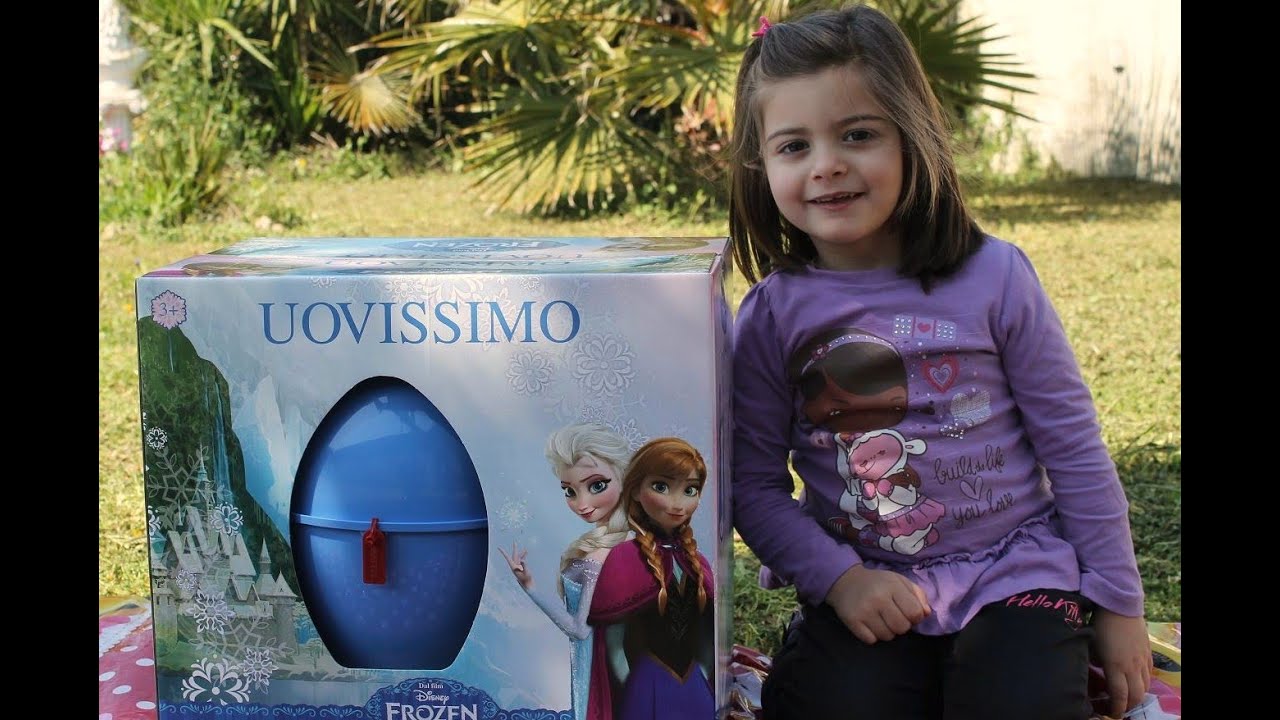 uovissimo di frozen uovo maxi enorme sorpresa mattel giant eggs surprise frozen