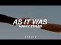 Harry Styles - As It Was (Traducida al español)