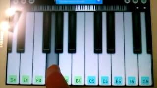 How to play HYFR by Lil Wayne and Drake on a piano screenshot 3