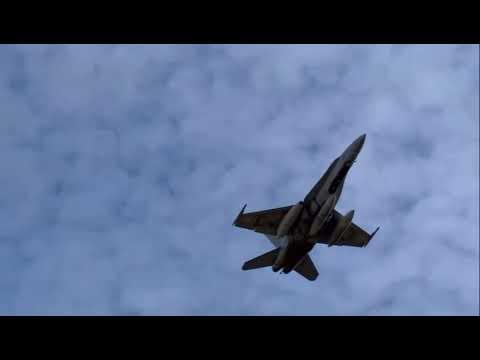 El último vuelo del F-18 C.15-90