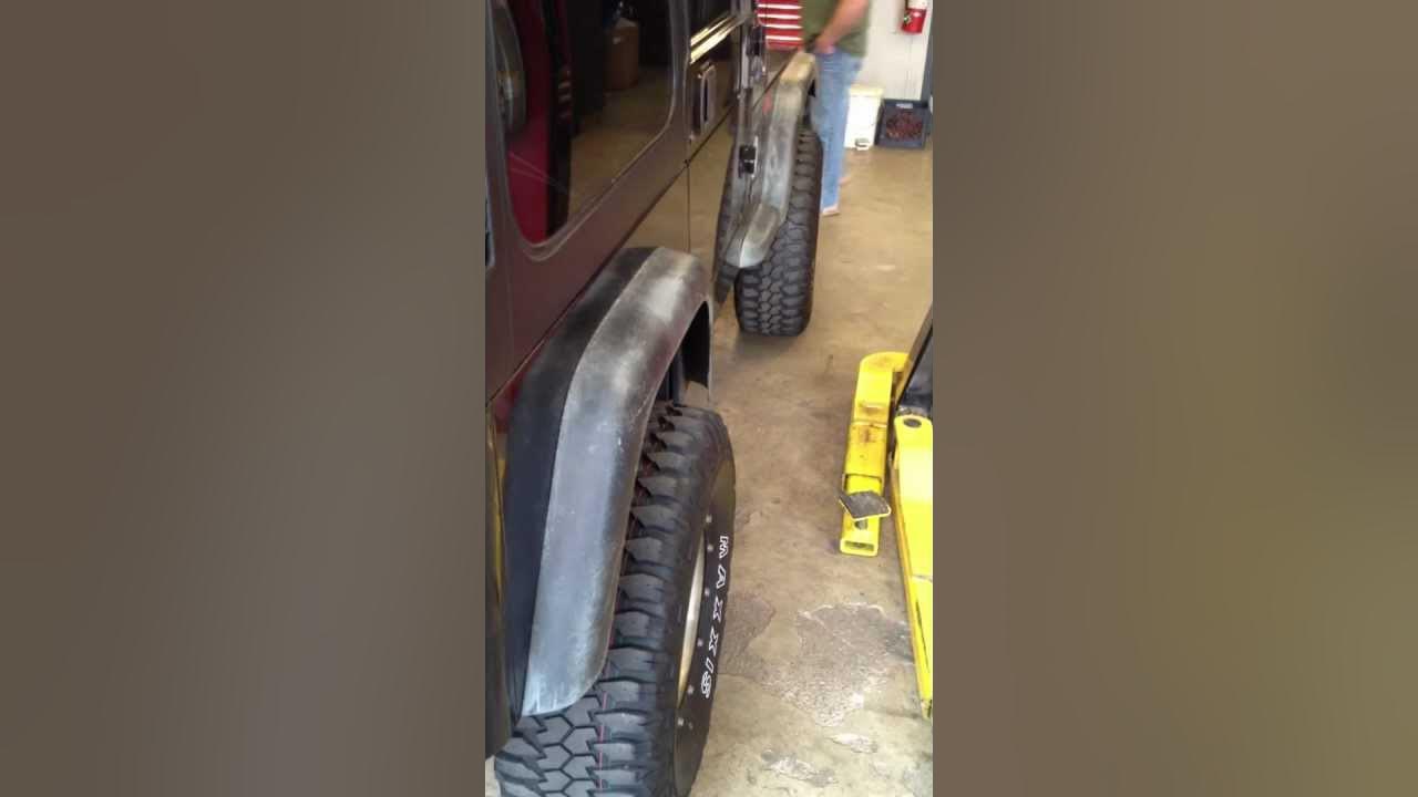 Restore your jeep fenders. Very easy and quick. DIY. Great Video, HD YouTube