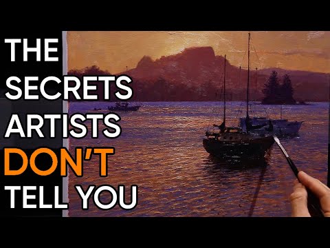 HOW TO PAINT SUNSETS LIKE A PRO  Oil Painting Tutorial