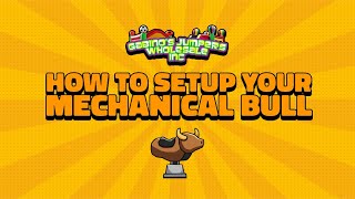 How To Setup Your Mechanical Bull | Gabino's Jumpers | English Subtitles