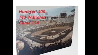 Hunt for .400 Game 154 Ted Williams 1941,  vs Athletics, APBA Baseball Classics