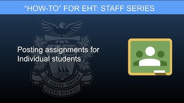 3. Creating Individual Assignments in Google Classroom