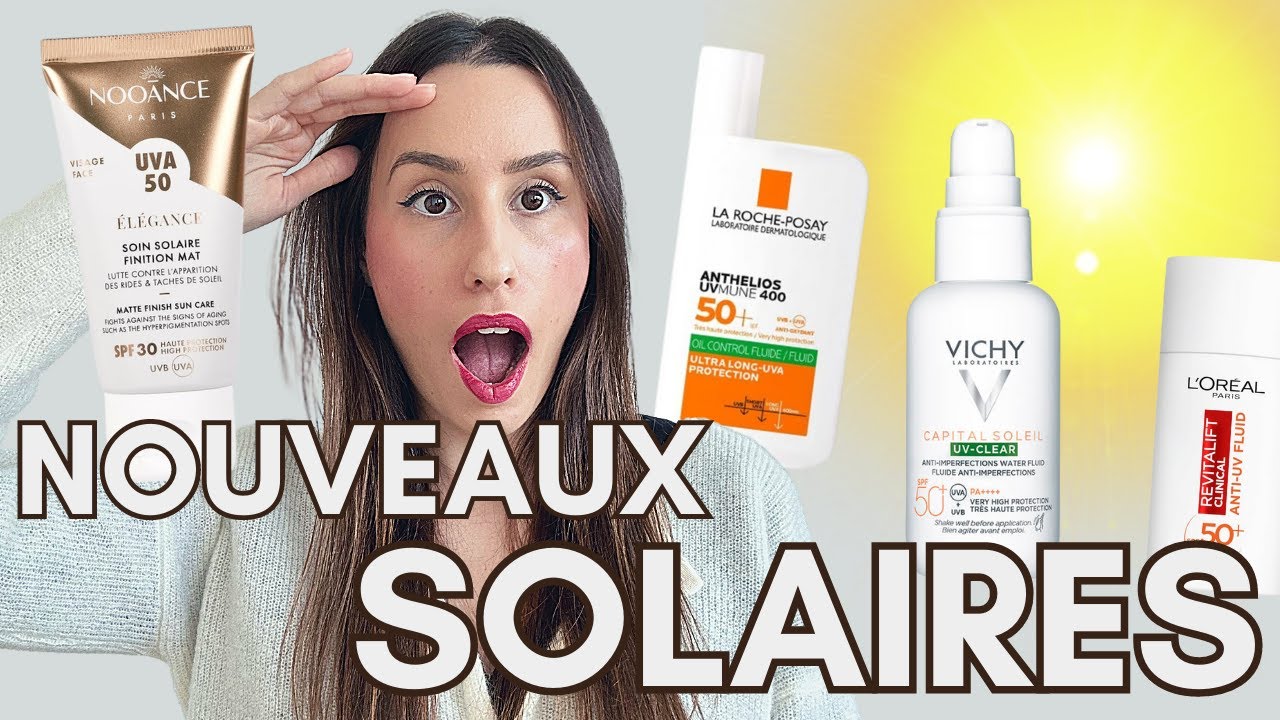 NOUVEAUX SOLAIRES À TESTER : MATIFIANT, ANTI ÂGE, ANTI IMPERFECTIONS