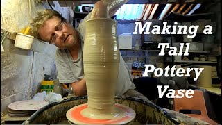 Ingleton Pottery : How to make a Tall Vase on the Wheel.