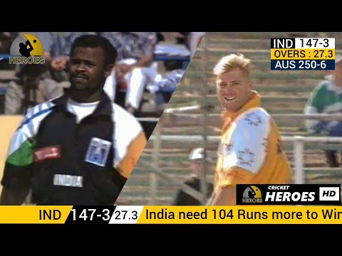 23 Year Old Angry Vinod Kambli Destroying Australian Legendary Bowlers And Chased The Target