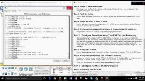 CCNA3 V5 PACKET TRACER 2.3.2.2 CONFIGURING RAPID PVST+