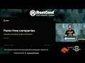 Sponsor Lightning Talk (Mimic) - Jarrod Overson: "Panic-Free Companies: Applying Rust [...]”