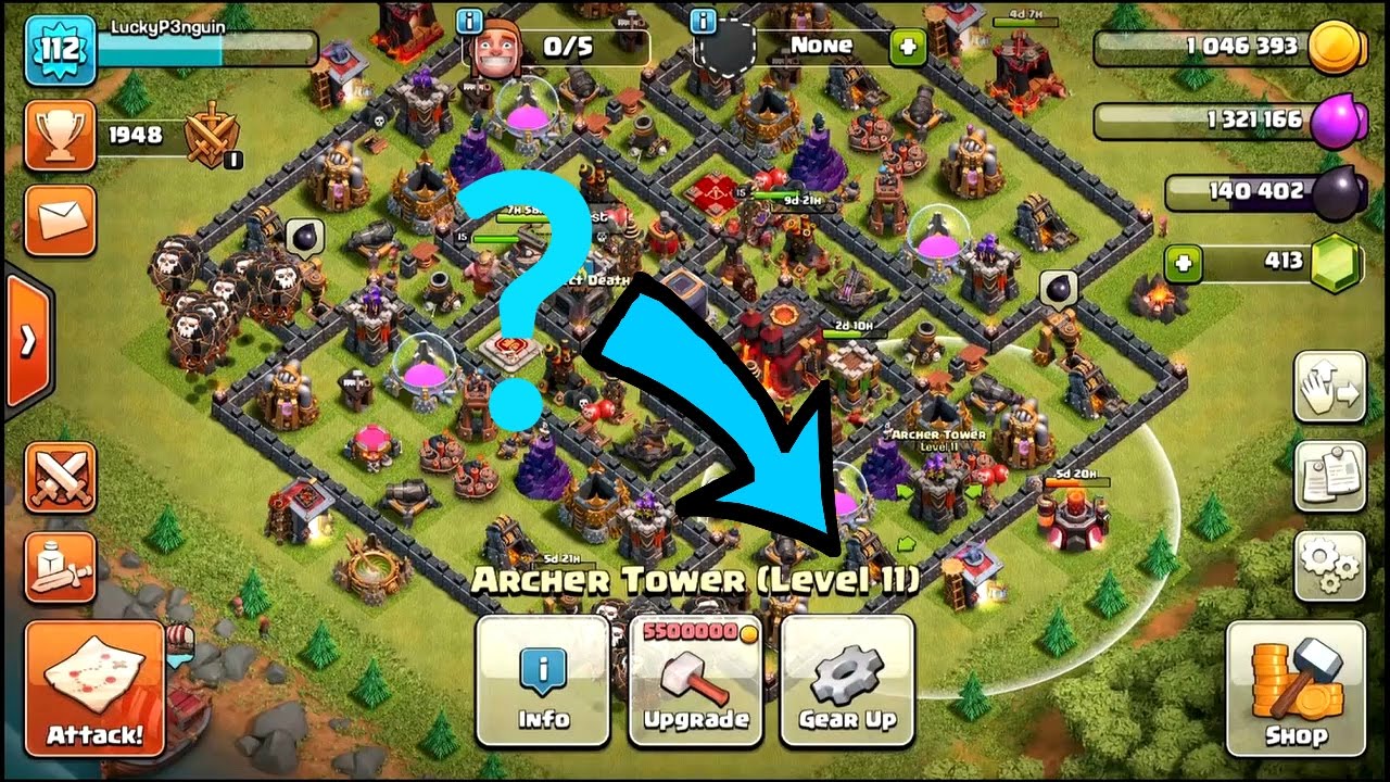 WHAT IS GEAR UP IN THE CLASH OF CLANS UPDATE YouTube
