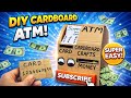 How to make Personal ATM Machine || How to Make Mini ATM Machine Cardboard || ATM machine 2024