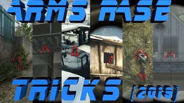 All TRICKS on ARMS RACE (+out of map) cs:go [2019]